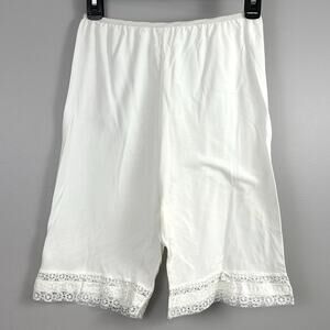 Vintage Charmode Pantaloons Bloomers Slip Shorts Pettipant Flannel Acetate Nylon